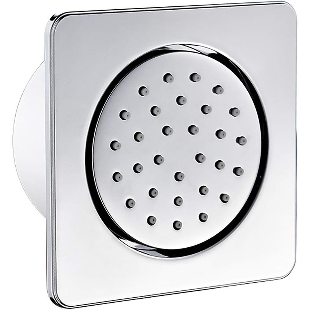 Spa & Wellness Joule - Wall-Mounted Adjustable Brass Shower Jet, 130mm