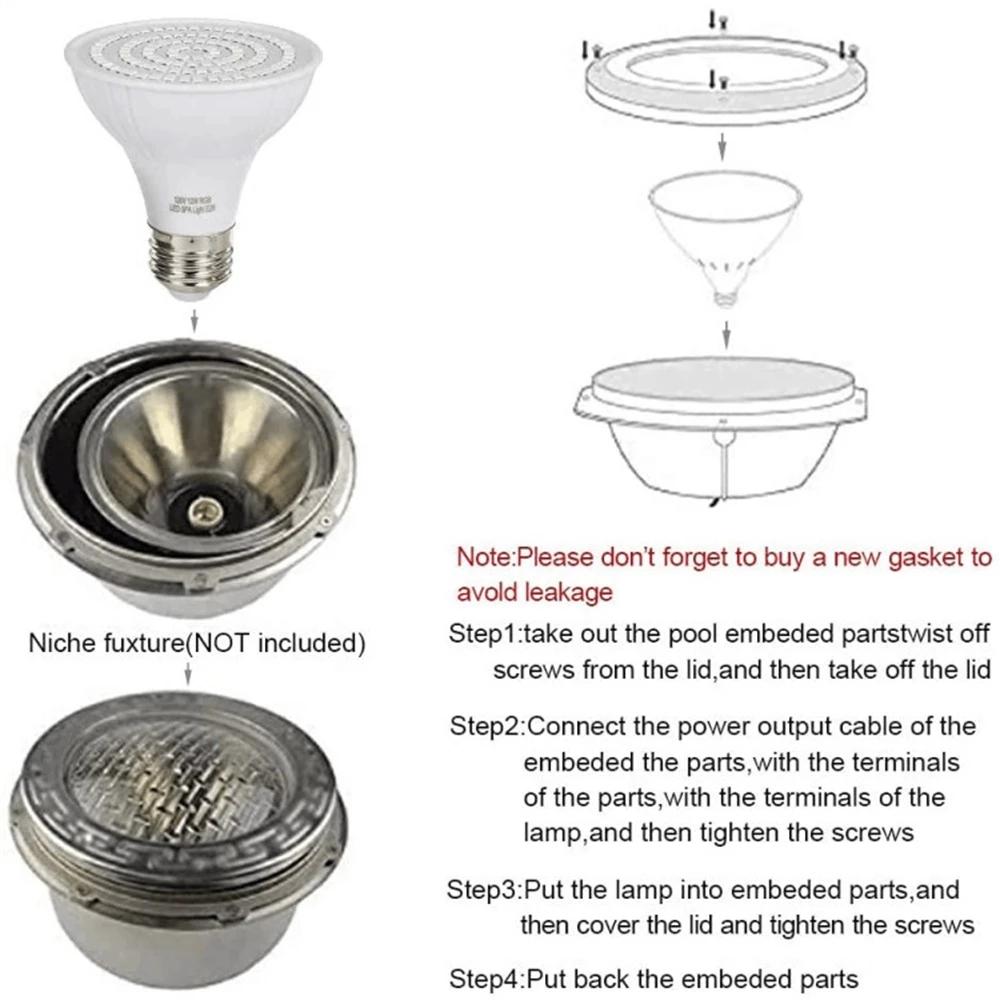 RGB LED Swimming Pool Light E2 - Xy Spa & Wellness George Town recensione e prezzo