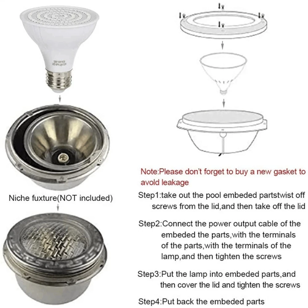 LED Swimming Pool Light E27 E2 - Xy Spa & Wellness George Town recensione e prezzo