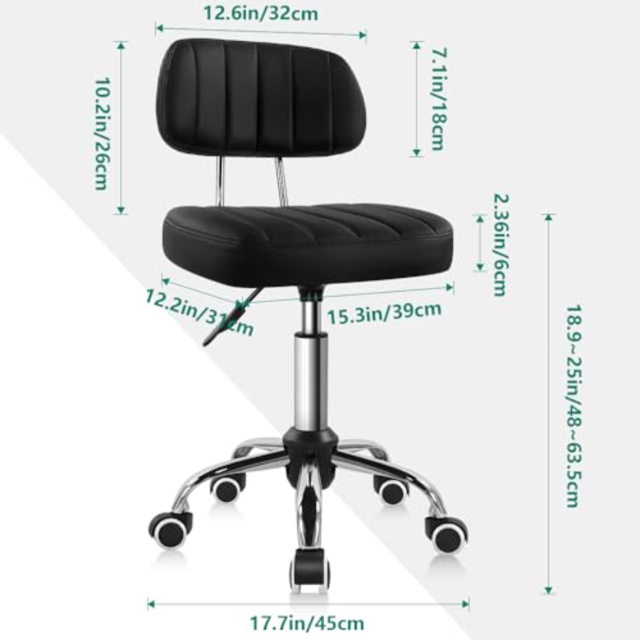 Square Swivel Stool with Wheel - Spa & Wellness Joule recensione e prezzo