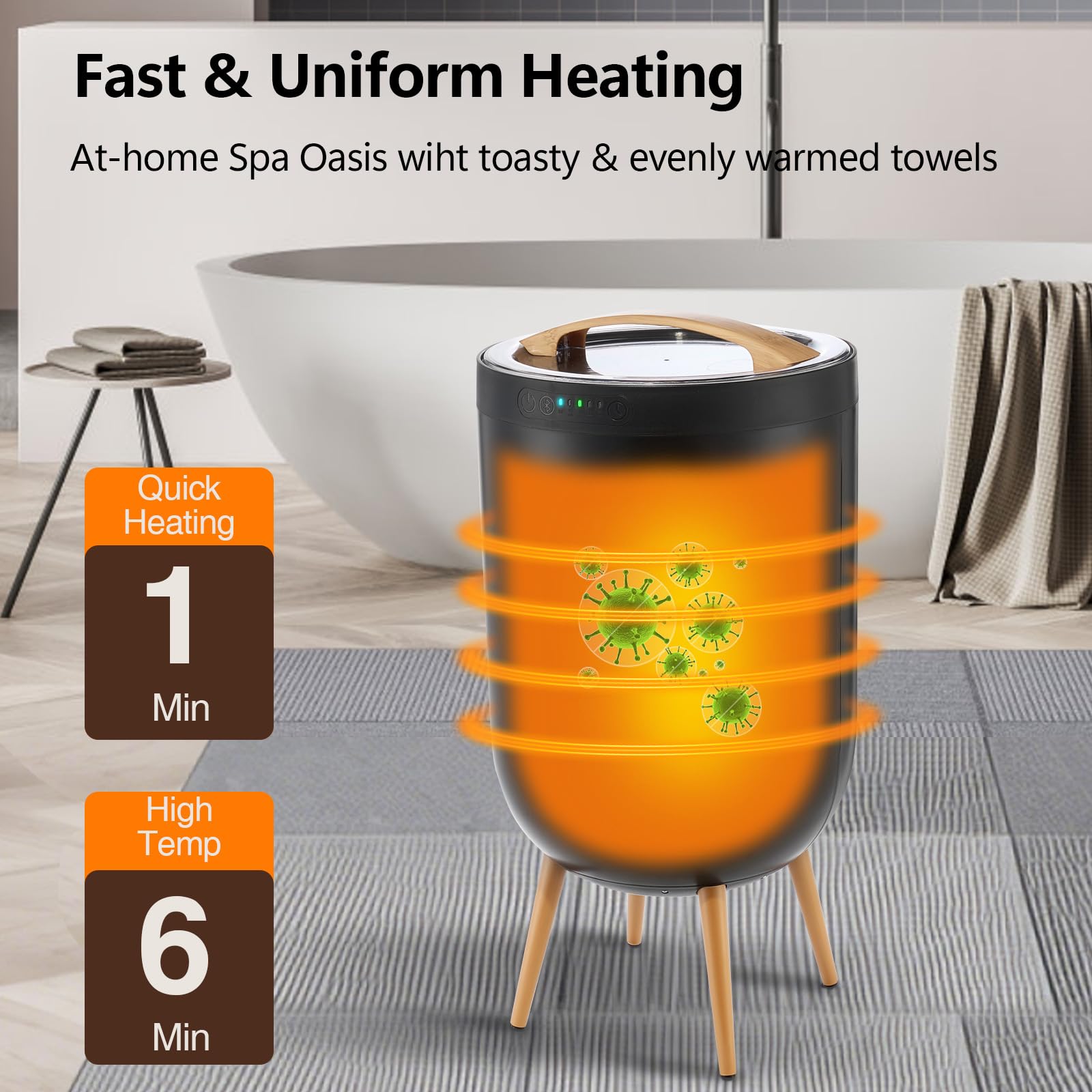 Luxury Spa Towel Warmer Bucket - Spa & Wellness Joule recensione e prezzo
