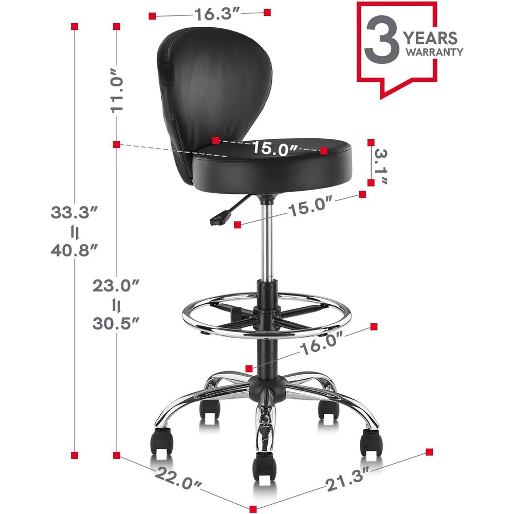 Set of 4 PVC Leather Swivel St - Spa & Wellness Joule recensione e prezzo