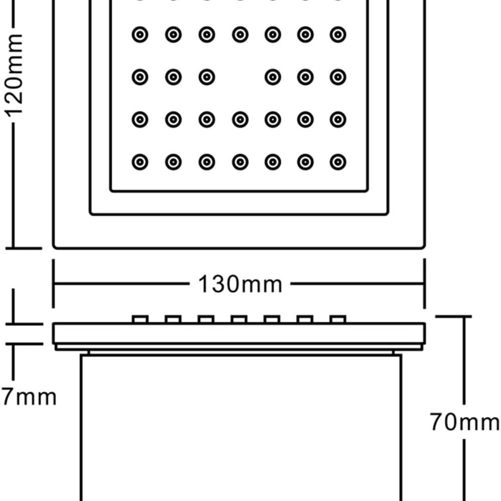 4-Piece Solid Brass Square Sho - Spa & Wellness Joule recensione e prezzo