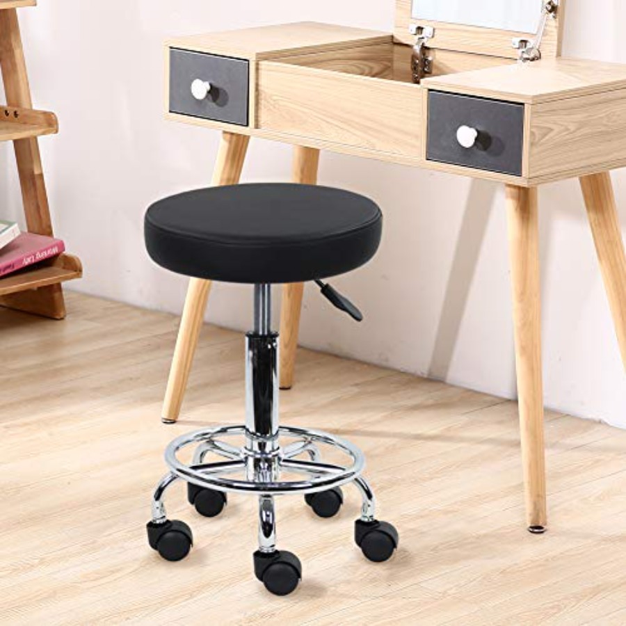 PU Leather Round Rolling Stool - Spa & Wellness Joule recensione e prezzo