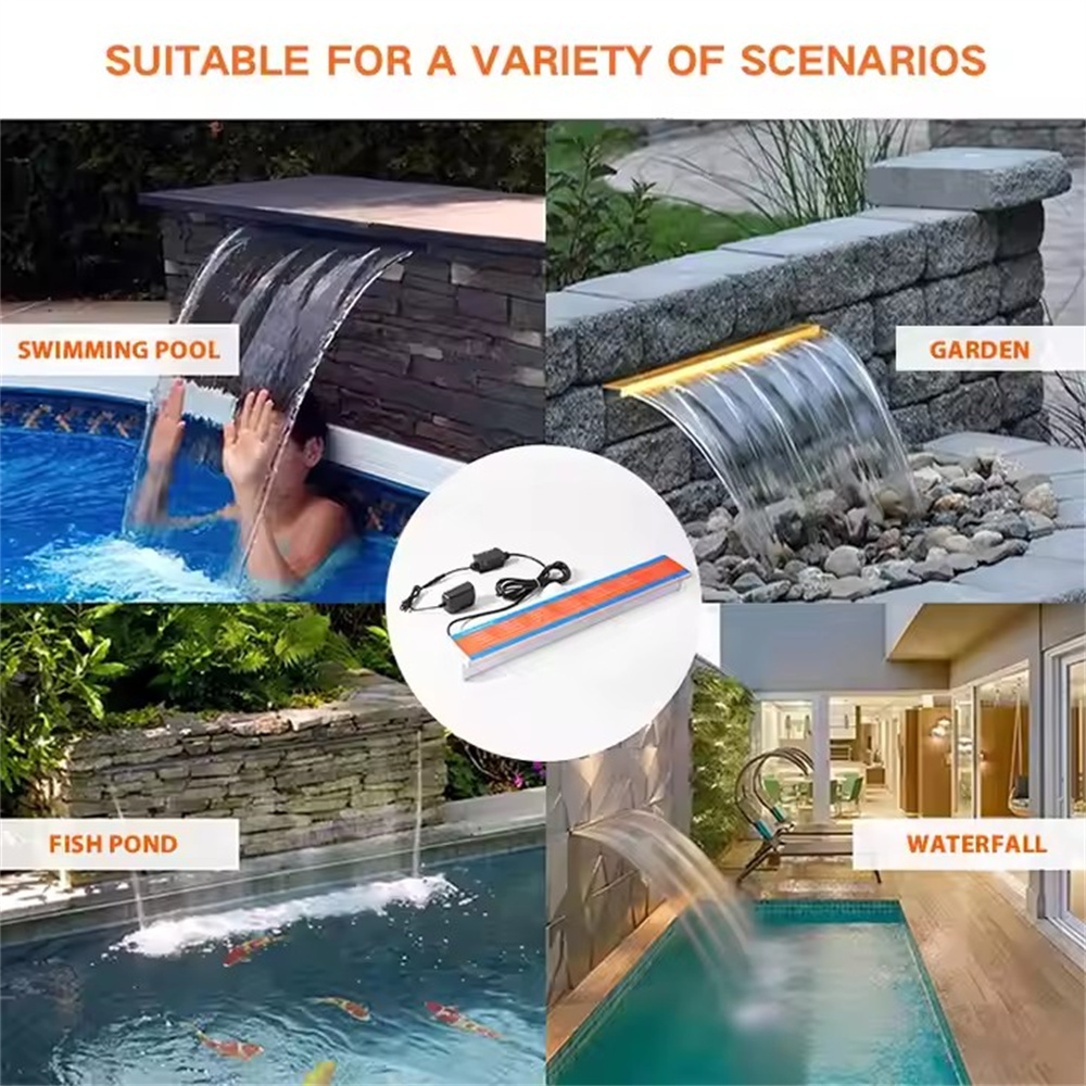 600MM DC12V Underwater Waterfa - Xy Spa & Wellness George Town recensione e prezzo